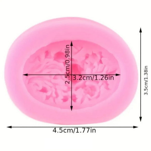 Silicon Mould - Oval Roses