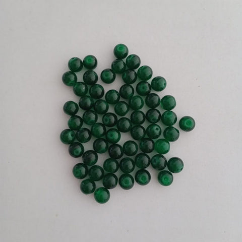 Beads Glass - Dark Green