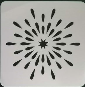 Stencil - Circle with Drop - 5*5
