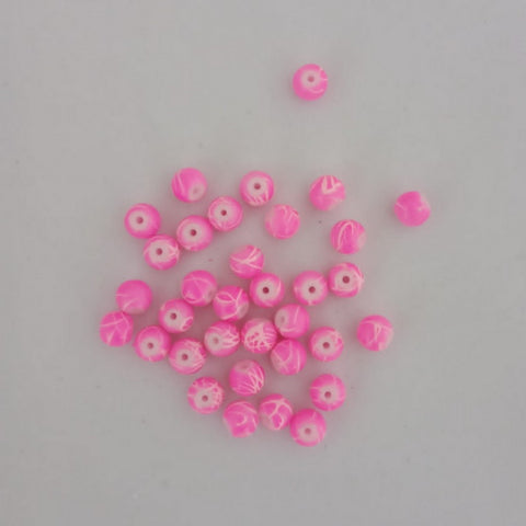 Beads Glass - Designer Pink