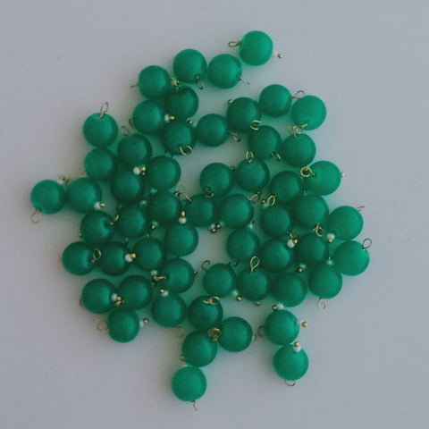 Glass Beads -  Rama Green