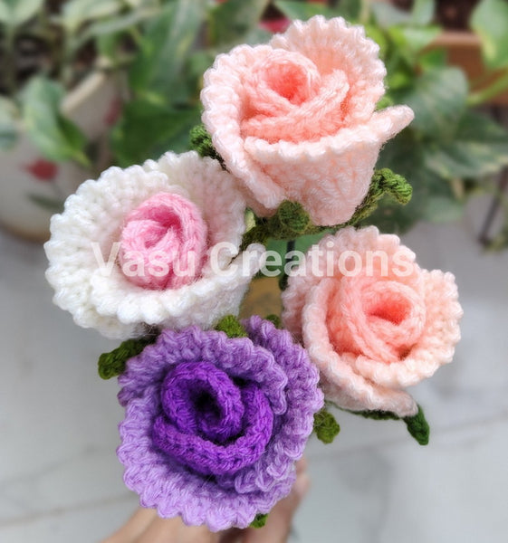 Crochet Flower Stem