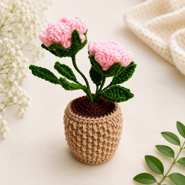 Crochet Medium Flower Pot