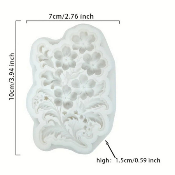 Silicon Mould - 6 Petal Flowers