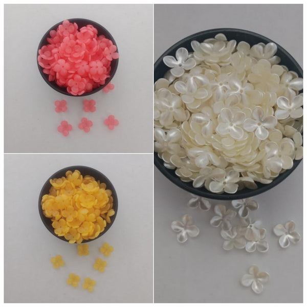 Small Flower Beads - 4 Petal