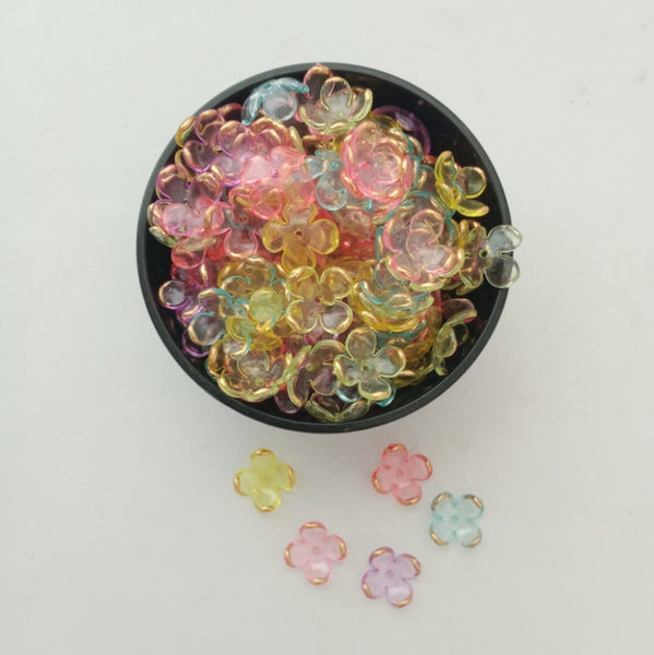 Small Flower Beads - 4 Petal