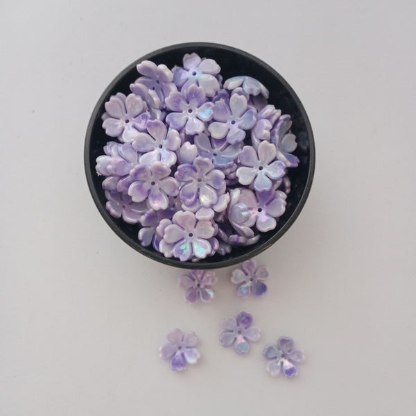 Flower Bead - 5 Petals - Double Colour