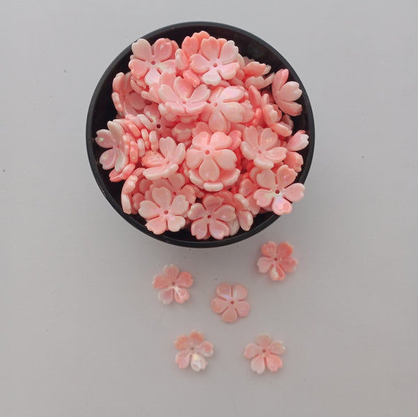 Flower Bead - 5 Petals - Double Colour
