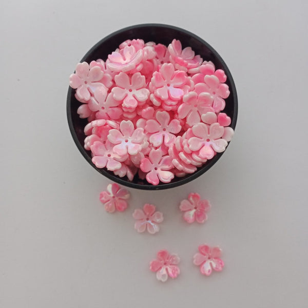 Flower Bead - 5 Petals - Double Colour