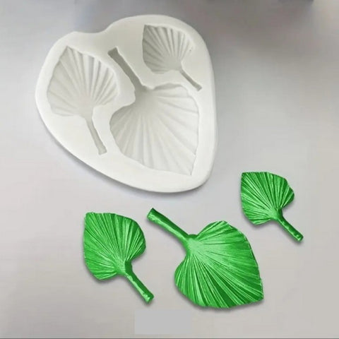 Silicon Mould - Boho Fan Leaves