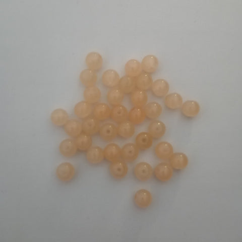 Beads Glass - Peach