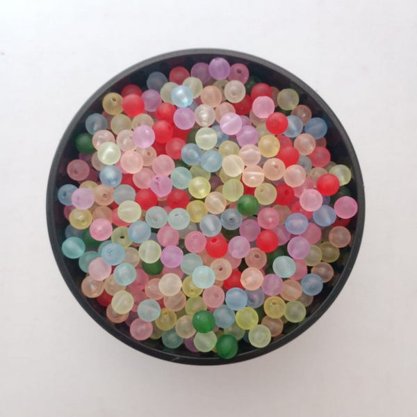 Beads - Multicolour - Pastel - 6mm