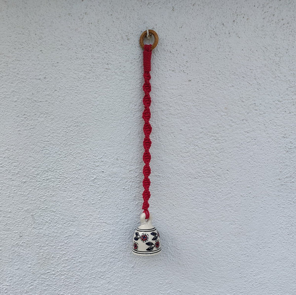 Ceramic Macrame Bell - Medium (Set of 2)