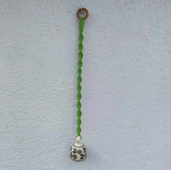 Ceramic Macrame Bell - Medium (Set of 2)