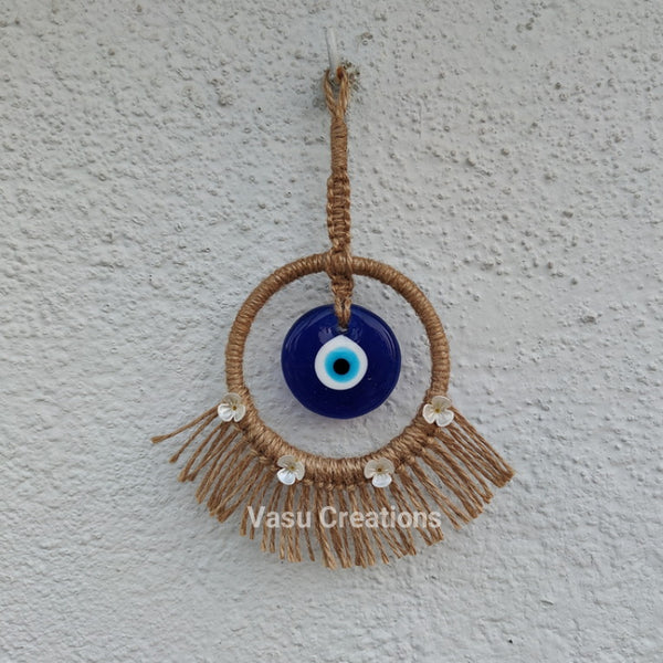 Macrame Evil Eye Wall Hanging