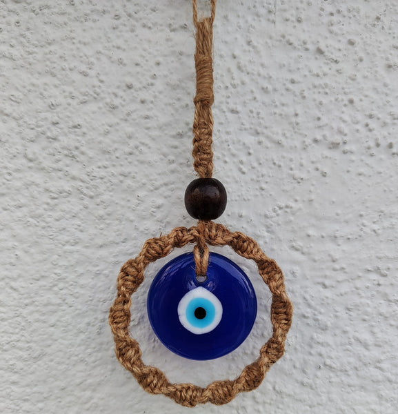 Macrame Evil Eye Wall Hanging
