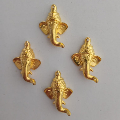 Ganpati Charm - Golden Small