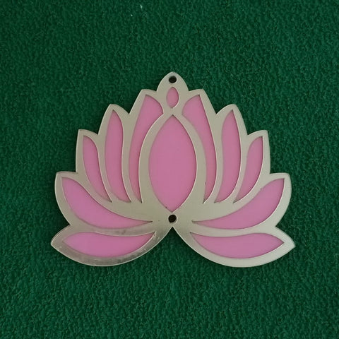Acrylic Lotus - Baby Pink
