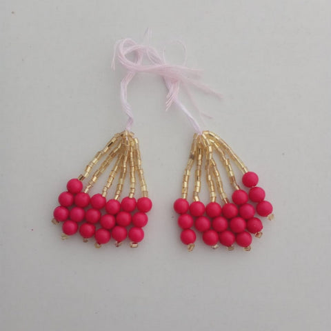 Latkan - Beads - Magenta