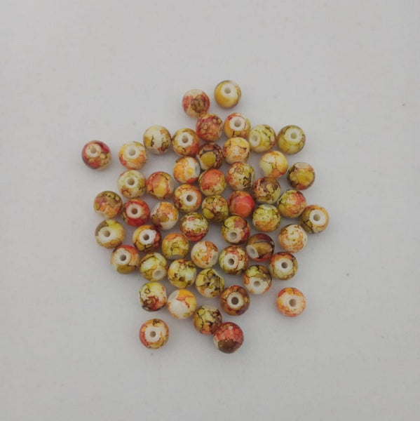 Beads Glass - Marble