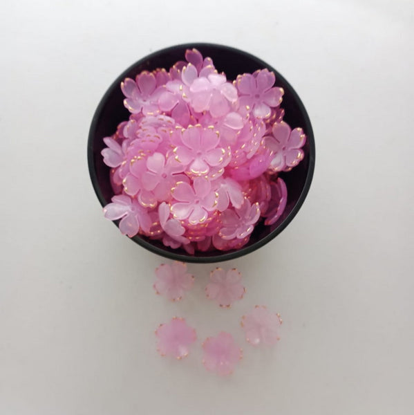 Flower Beads - Golden Edge - Style 3