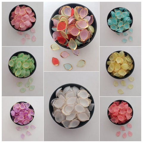 Shell Beads - Golden Edge