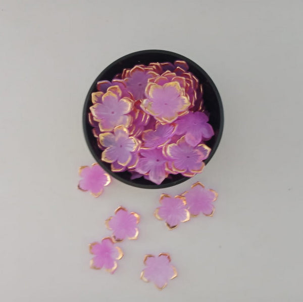 Flower Beads - Golden Edge - Style 1