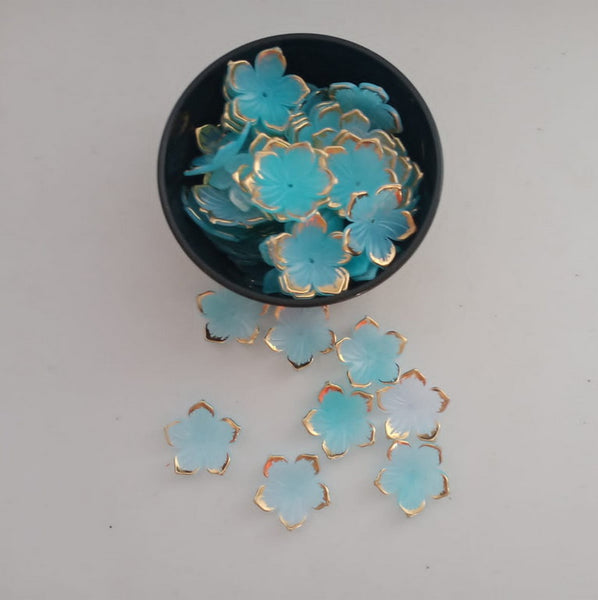 Flower Beads - Golden Edge - Style 1