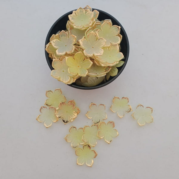 Flower Beads - Golden Edge - Style 1