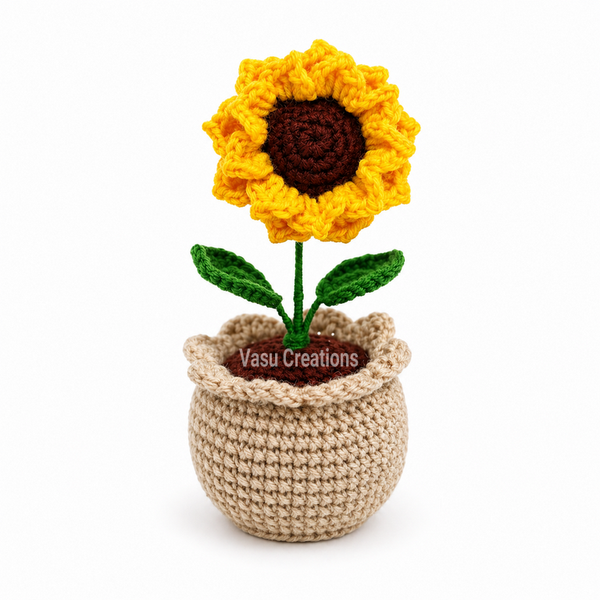 Crochet Medium Flower Pot