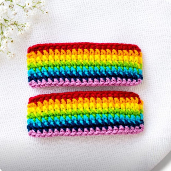 Crochet Hair Clips (Tic Tac)