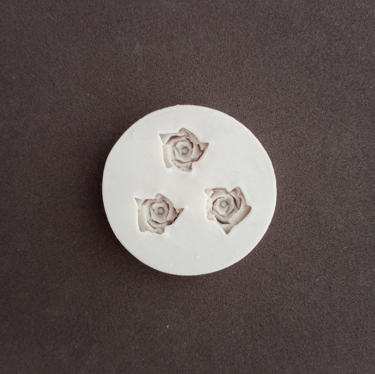 Silicon Mould - 3 Tiny Roses