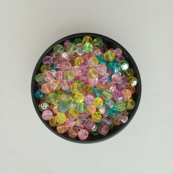 Beads - Multicolour - Pastel - 8mm
