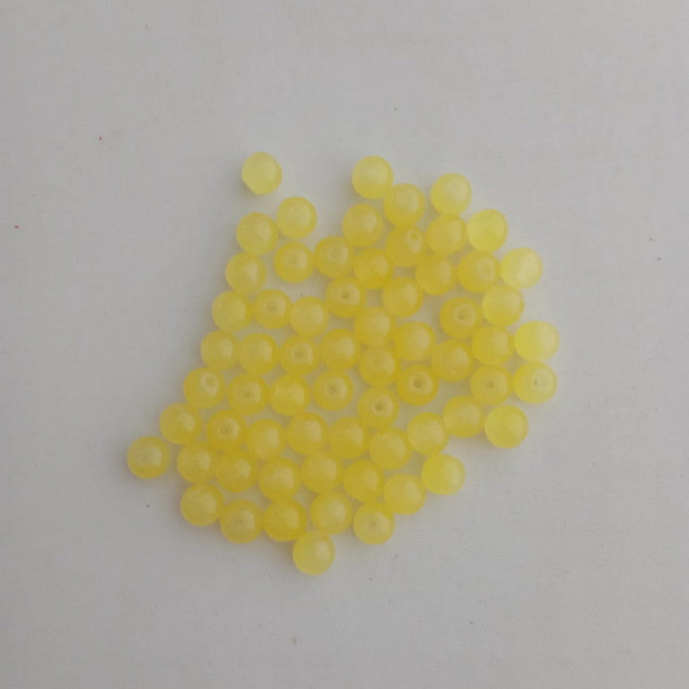 Beads Glass - Transparent Light Yellow