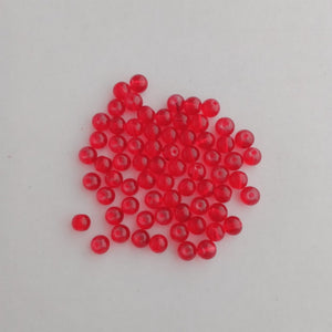 Beads Glass - Transparent Red