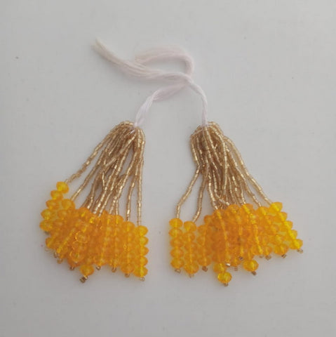 Latkan - Beads - Transparent Yellow