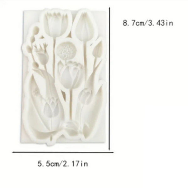 Silicon Mould - Tulips