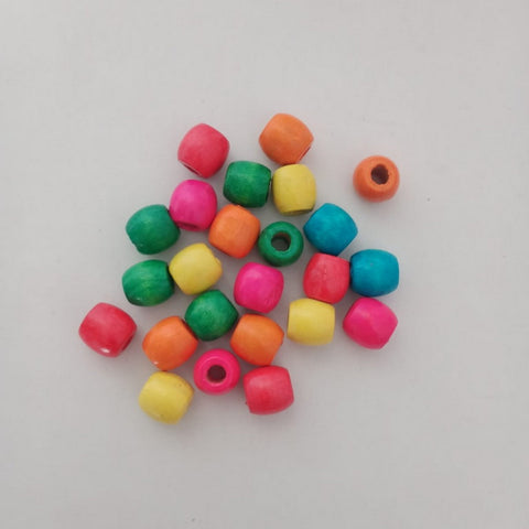 Wooden Beads - Multicolour