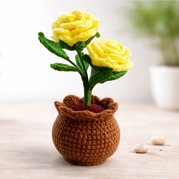 Crochet Medium Flower Pot