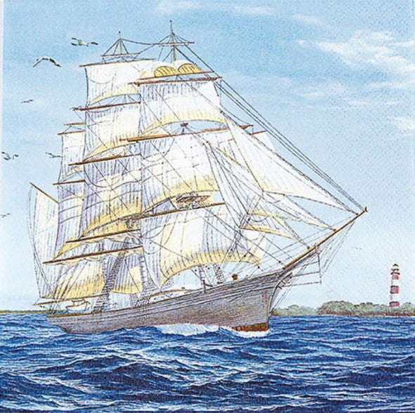 Sailing Boat 33 X 33 cm
