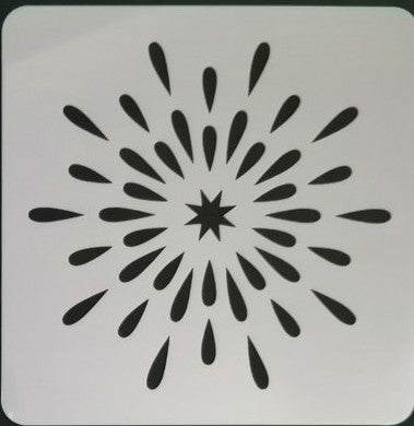 Stencil - Circle with Drop - 5*5