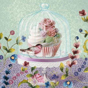 Cupcake in Glass 33 X 33 cm