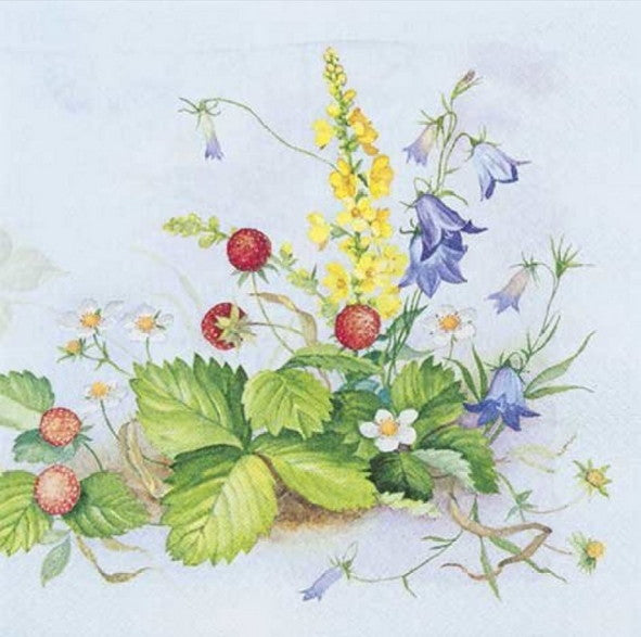 Flowers and Berries 33 X 33 cm