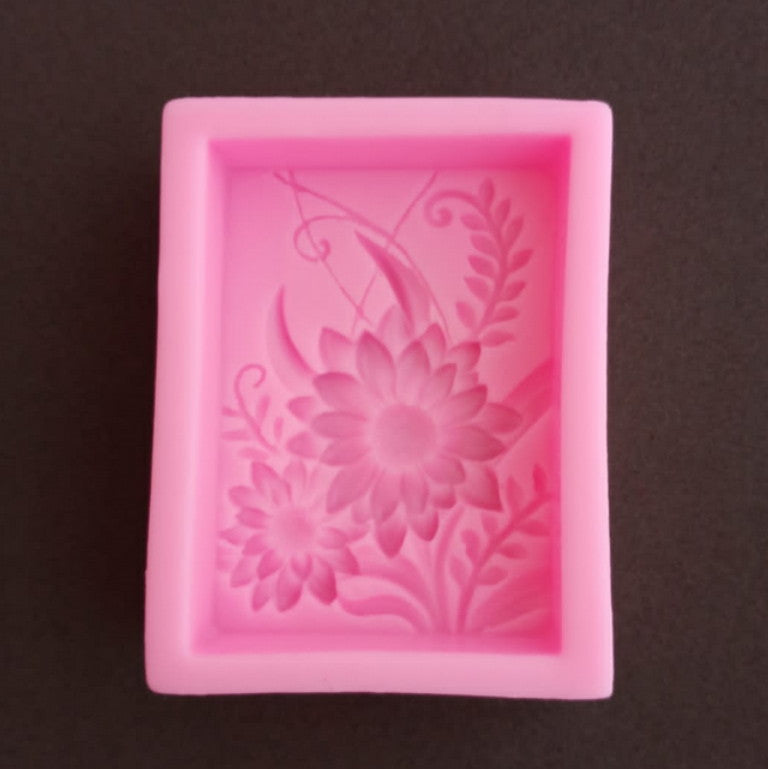 Silicon Mould - 2 Flowers