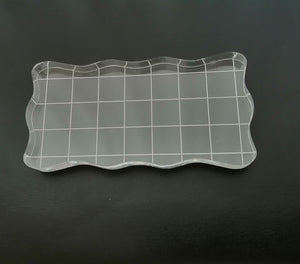 Grid Acrylic Block 4" X 2"