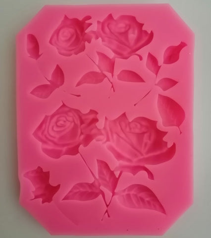 Silicon Mould - Roses n Bud