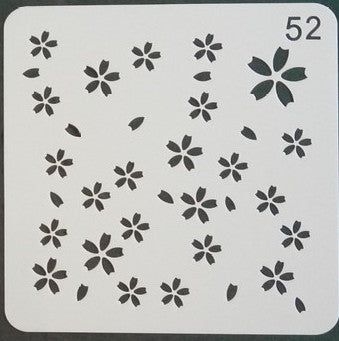 Stencil - Small Flowers - 5*5