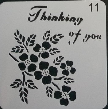 Stencil - Thinking of You - 5*5