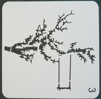 Stencil - Tree with Swing - 5*5
