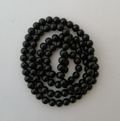 Beads Glass - Black
